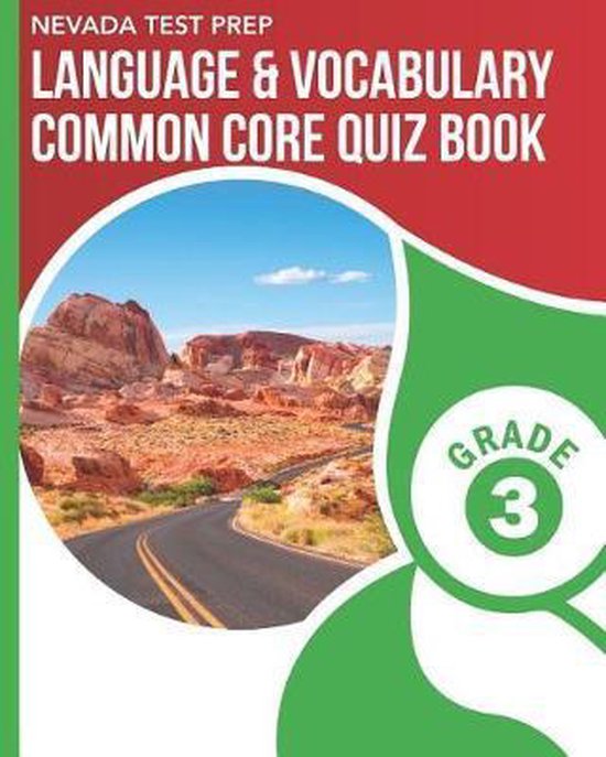 NEVADA TEST PREP Language & Vocabulary Common Core Quiz Book ... - cover