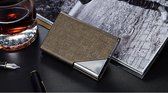 Porte - cartes de visite de Luxe - Bronze - Aluminium