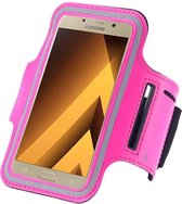 Roze Sportarmband Hoesje Hardloopband Samsung Galaxy A5 2017