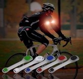 Sport Armband Hardloop / Fiets Met LED - Reflecterende Hardloop Verlichting Lampjes - Rood