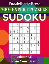 PuzzleBooks Press Sudoku 700+ Expert Puzzles Volume 25