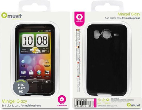Muvit Minigel Case Desire HD mobiele telefoon behuizingen | bol.com