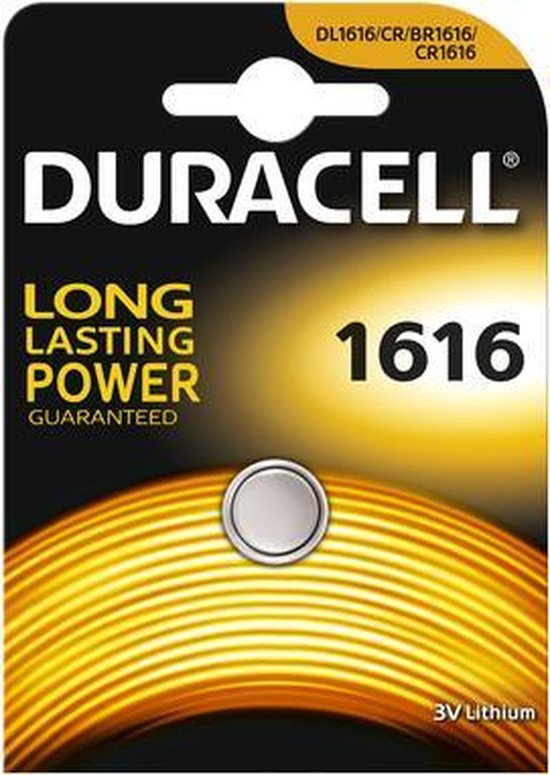 Duracell 1616 Knoopcel Batterij | bol.com