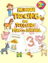 Number tracing for toddlers fun with animals