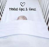 Ledikant Hoeslaken| Hotel Opa & Oma | 60x120cm | Wit