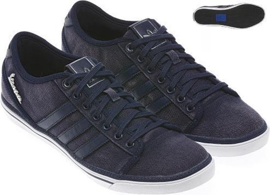 Adidas Vespa Gs Lo Heren Sneaker Dark Indigo Wit Maat 42 | bol.com