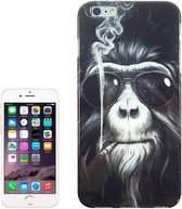 iPhone 6(S) PLUS (5.5 inch) Smoking Monkey TPU Cover hoesje case