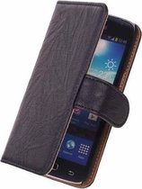 BestCases.nl Polar Echt Lederen Navy Blue Sony Xperia T3 Bookstyle Wallet Hoesje