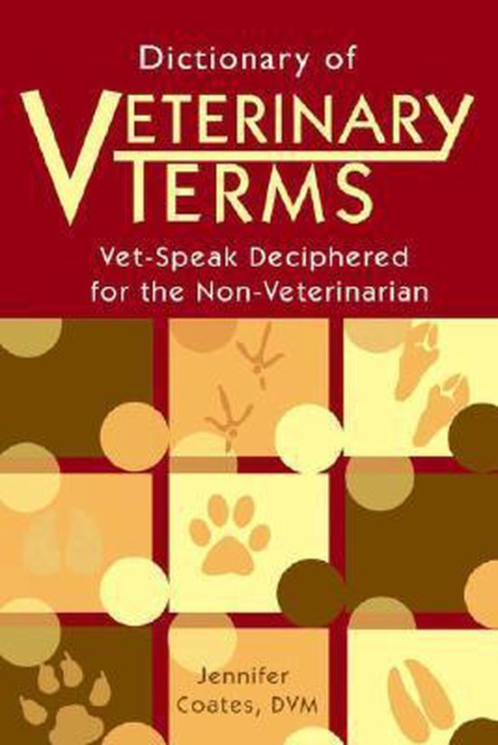 Dictionary of Veterinary Terms - cover