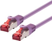 LOGON TCR66SS030V netwerkkabel 3 m Cat6 S/FTP (S-STP) Violet