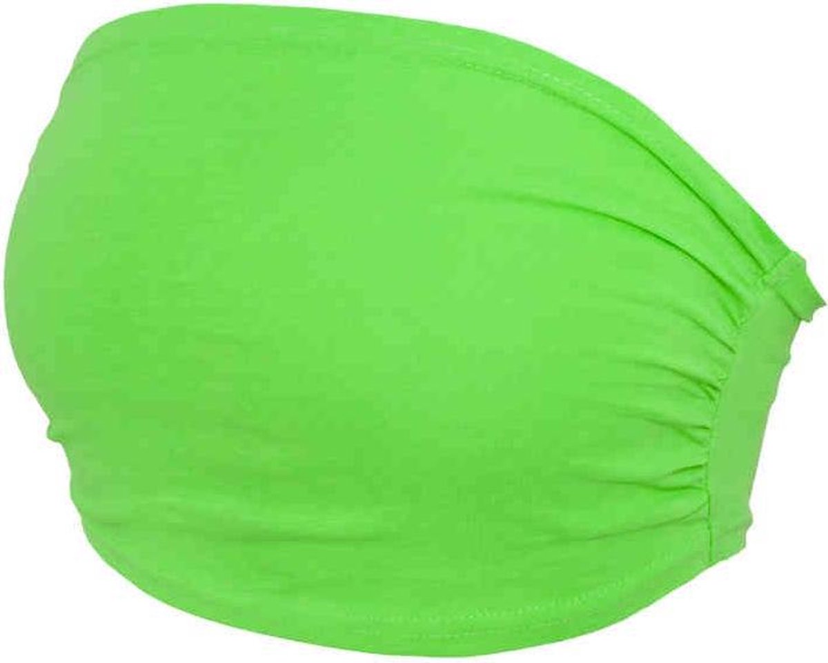 Urban Classics Neon Bandeau Bandeau top S Groen