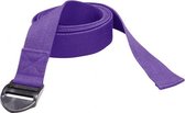 Trendy Sport Yoga riem - Yogariem - Yoga belt - 190 cm lang - 4 cm breed - 2 mm dik - Paars