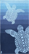 Seahorse Turtle - Strandlaken - 100 x 180 cm - Blue