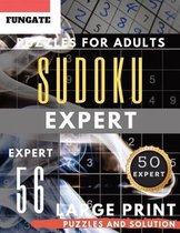 Expert Sudoku Puzzles for Adults Large Print