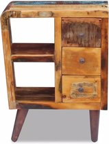 Dressoir massief gerecycled hout 60x30x80 cm (incl. vloerviltjes)