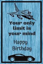 Your Only Limit Is Your Mind Happy Birthday