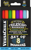 VersaChalk- Liquid Chalkboard Markers - fine - 8 stuks