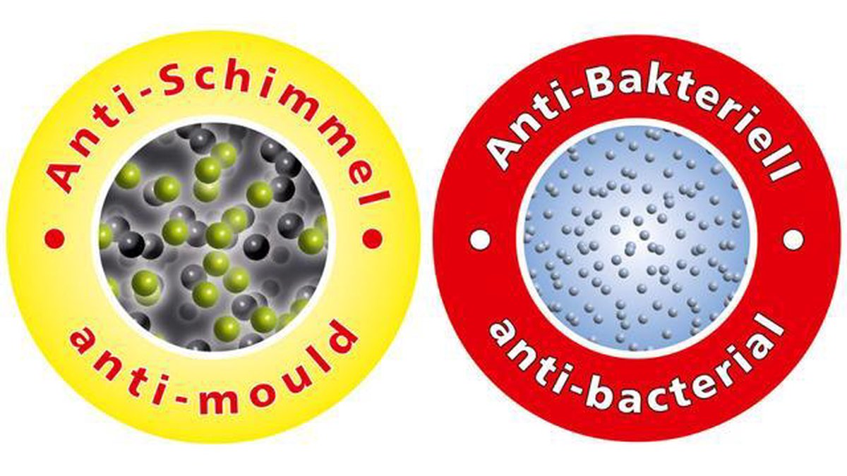 Wenko douchegordijn Flamingo Flex 180 x 200 Textiel anti