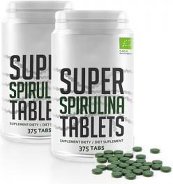 Kostbaar accumuleren bolvormig Bio Spirulina Algen Tabletten - Superfood - Duo Verpakking | bol.com