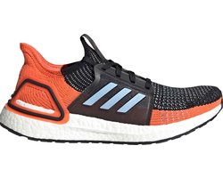 adidas UltraBoost 19 Sportschoenen - Maat 38 - Vrouwen - zwart/oranje/blauw  | bol.com