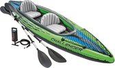 Intex K2 Challenger Kayak Met Peddels 2 Persoons Opblaasbaar Opblaasboot