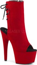 Pleaser Plateau Laarzen, Paaldans schoenen -38 Shoes- ADORE-1018FS Paaldans schoenen Rood