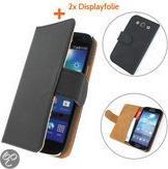 TCC Hoesje Samsung Galaxy S6 Edge Book/Wallet Case/Cover Zwart G925F