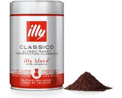 illy - Gemalen filterkoffie - Classico branding 12 x 250 gram