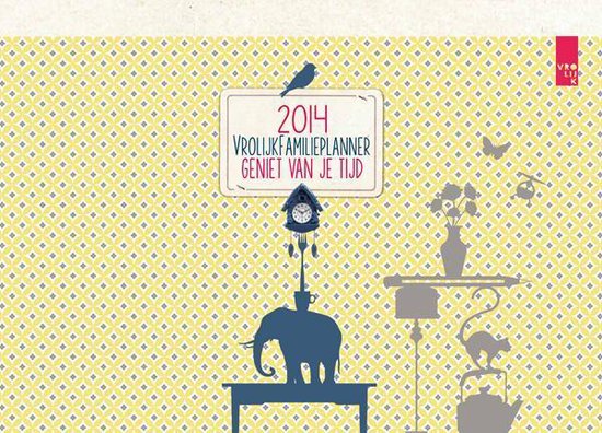 Cover van het boek 'Vrolijk familieplanner  / 2014'