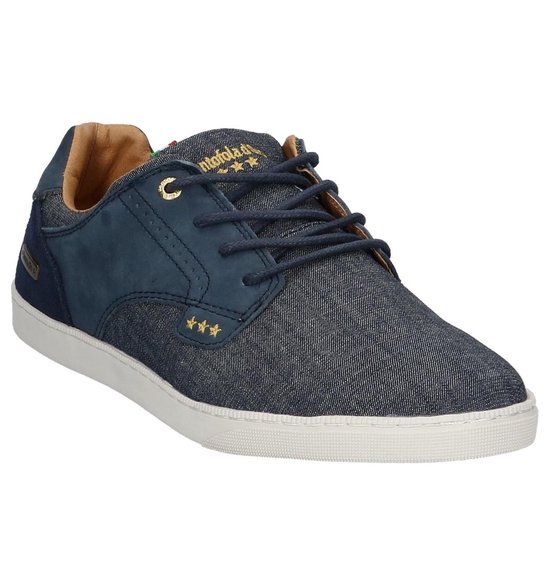 Pantofola d'Oro - Comacchio Low - Casual schoen veter - Heren - Maat 46 - Blauw;Blauwe - 29Y -Dress Blues