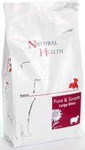 Natural Health Droogvoer Hondenvoeding Natural Health Dog Lamb & Rice Adult Large single proteïn - premium