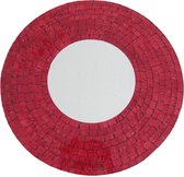 Wandspiegel glasmozaiek Rood 50cm