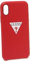 Guess Triangle Hard Case voor Apple iPhone X/XS (5.8") - Rood