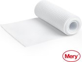 Tapis de drainage professionnel Mery - 400 x 33 cm - blanc