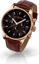 Lenzers Ventura -  Horloge  - 43 mm -  Staal - Rosékleurig
