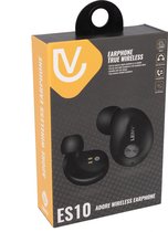 LenV draadloze Bluetooth In-Ear oortjes met oplaadstation - Zwart
