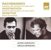 Rachmaninov: Sonata for Cello and Piano, Op. 19; Shostakovich: Sonata for Cello and Piano, Op. 40; Schnittke: Suite i