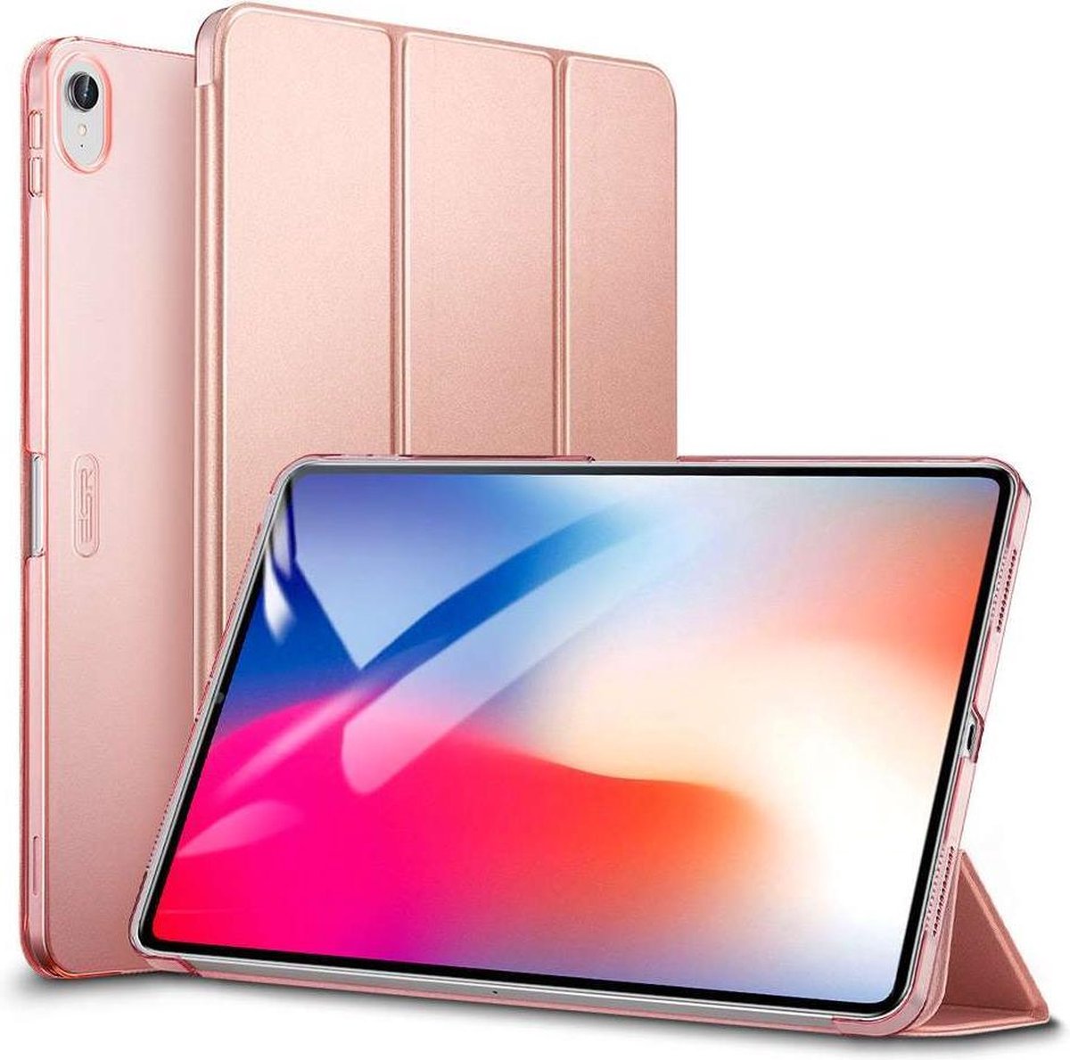 ESR Yippee Color kunstleer hoes voor iPad Pro 11 (2018) - roségoud