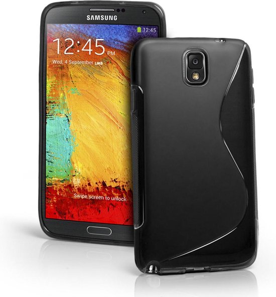 Comutter silicone case hoesje Samsung galaxy note zwart | bol.com