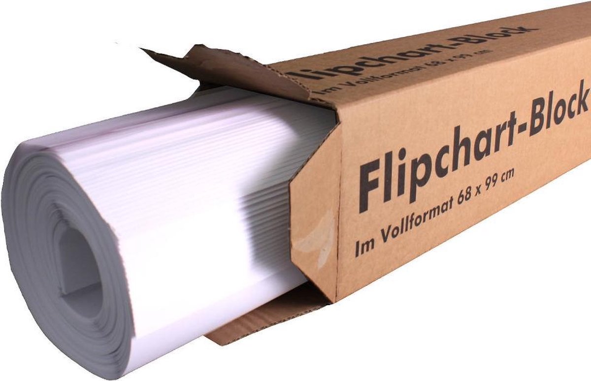 vloeistof West Trek Flipchart Papier - Flipover Whiteboard Papierblok - 100 Universele Blanco  Vellen -... | bol.com