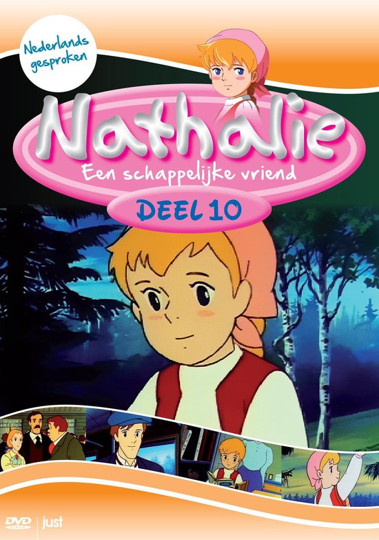 Nathalie, Een schappelijke vriend DEEL 10. Nederlandse gesproken. Anime stijl met blonde meisjes met hoofddoeken.