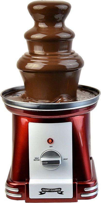 Gadgy Chocoladefontein - 3 lagen - 90 Watt - Chocolade fondue - Chocolade Cadeau - Chocolade Fontein