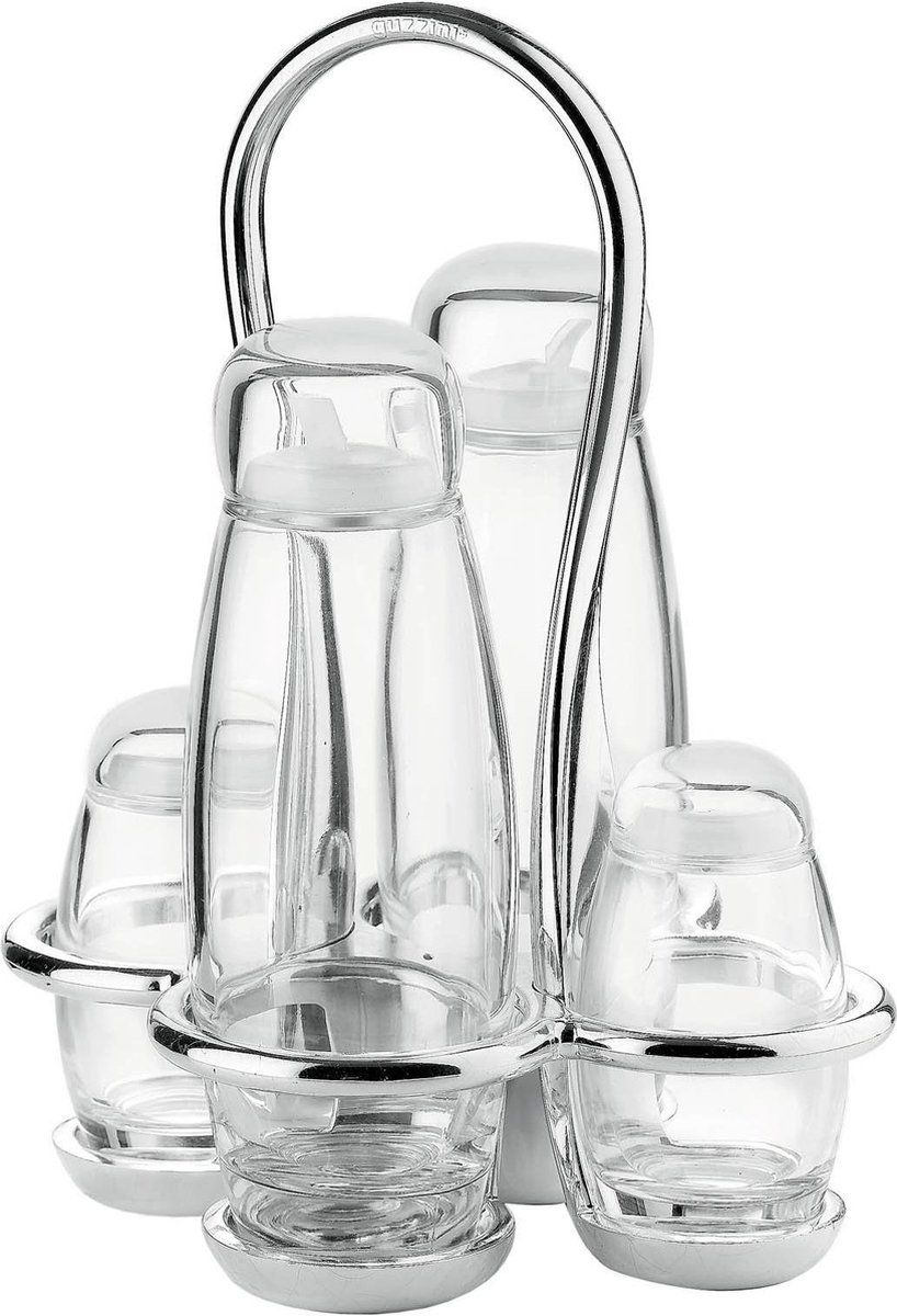 Guzzini Look Menageset chroom