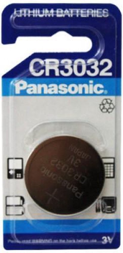 expeditie klant dat is alles Panasonic Lithium CR3032 500mAh 3V knoopcel batterij - 2 stuks | bol.com
