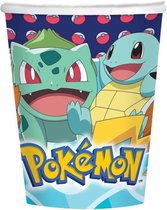16x gobelets Pokemon déguisés - gobelets jetables en carton - décoration de table de fête pour enfants