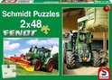 Schmidt 2-in-1 Puzzel - Fendt Tractors