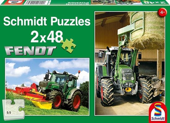 Schmidt 2-in-1 Puzzel - Fendt Tractors | bol.com