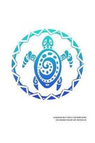Hawaiian Sea Turtle Pattern Honu Polynesian Maori Art Notebook