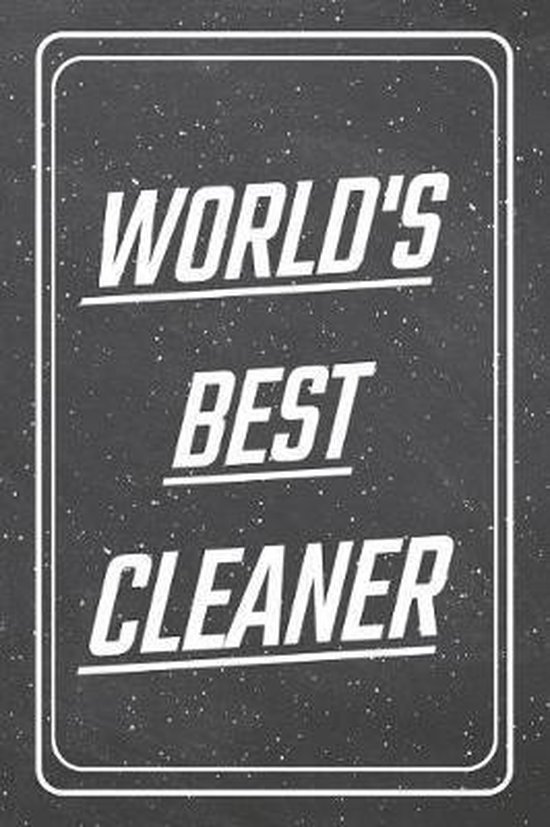 World's Best Cleaner, Cleaner Notebooks 9781073365401 Boeken