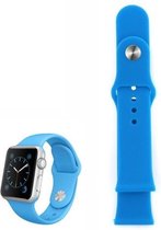 My-icover.nl Siliconen bandje - Geschikt voor Apple Watch Series 1/2/3 (38mm) - blauw